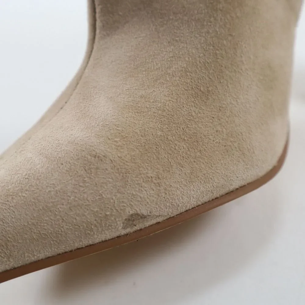 🔥Marc Fisher Masina Suede Ankle Boots, Medium Natural 5US MSRP$199 SHIPS TODAY - Picture 9 of 10